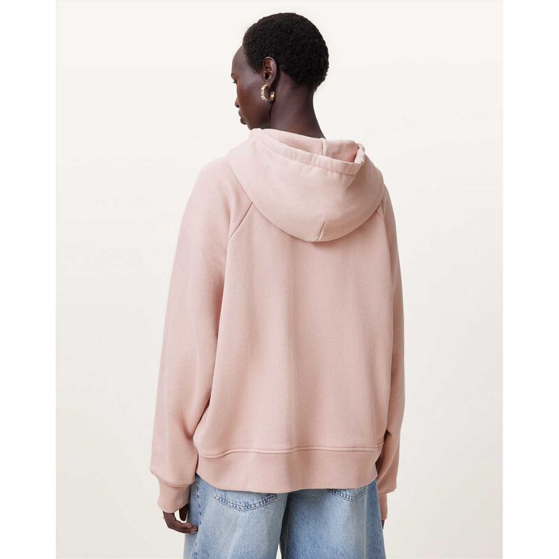 AllSaints Talon Embroidered Haven Oversized Hoodie image number 1
